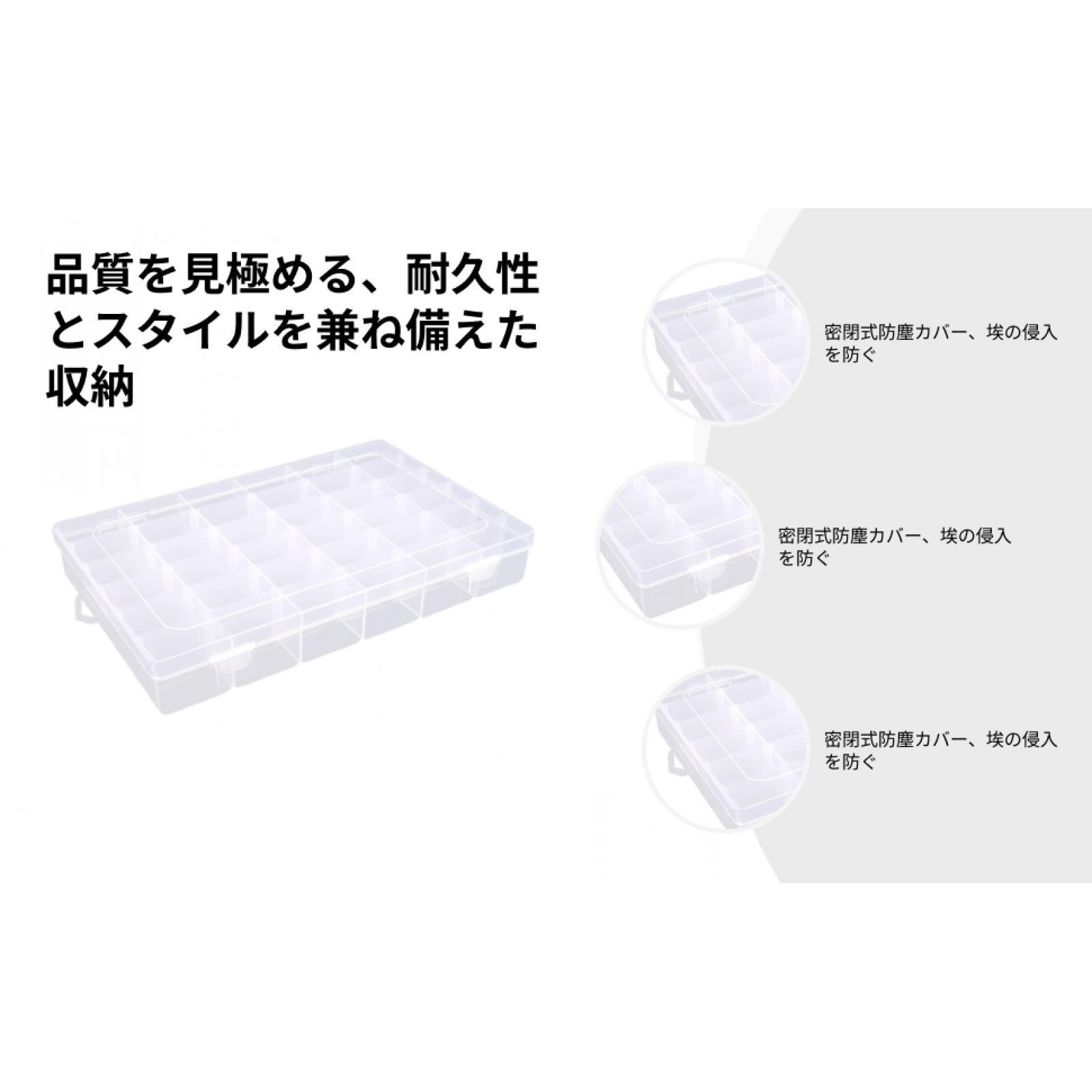 Craft Embellishment Storage - Scatola Portaoggetti in Plastica per Fili