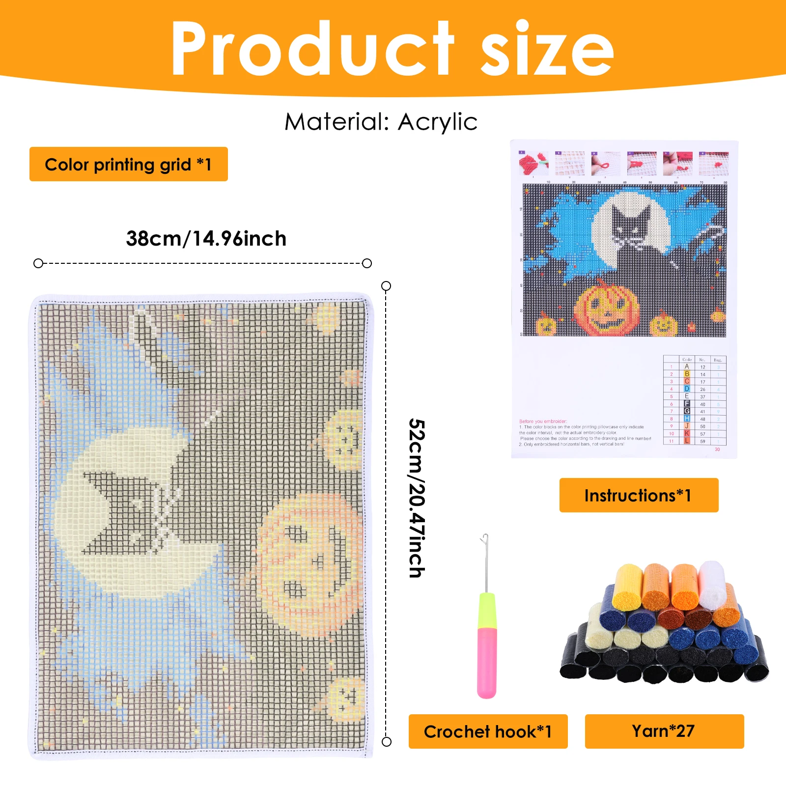 Kit per Tappeti con Uncinetto, - Craft Embellishment Storage recensione e prezzo